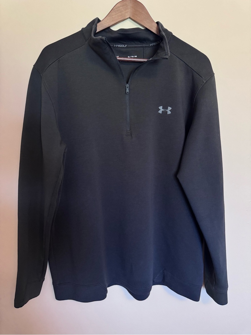 Under Armour Black Golf 1/4 Zip Pullover